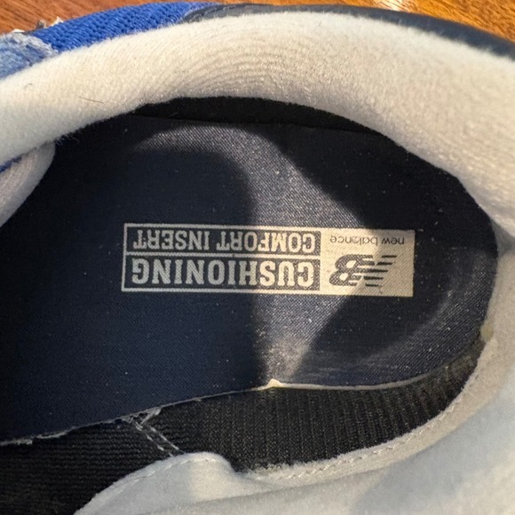 New Balance 515 Blue Suede Mesh Sneakers Men's 10.5 Light Blue Navy - Picture 10 of 13